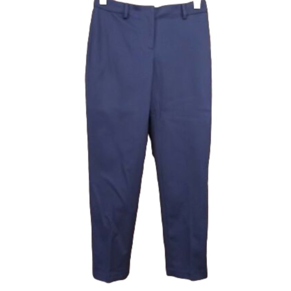J. McLaughlin Pippa Pant NWT Navy Cotton Rayon Size 8 - Picture 7 of 7